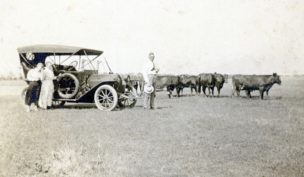 Florence Wheeler, Sallie and Lou Danford